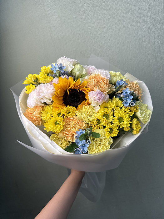 Солнечный микс с подсолнухом