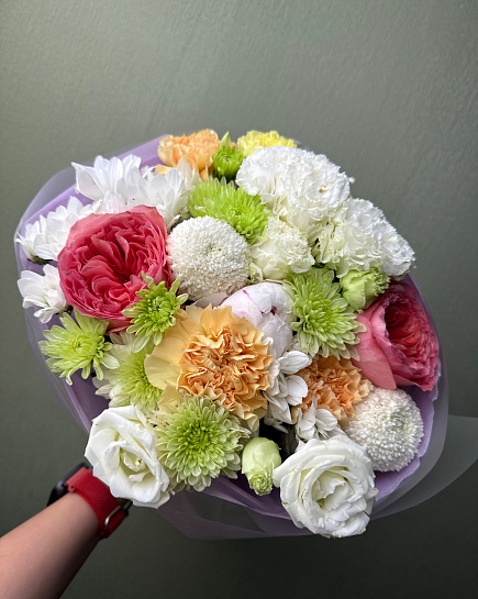 Цветочный микс «Весеннее настроение» with delivery to Astana